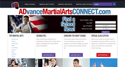 Desktop Screenshot of advancemartialartsconnect.com